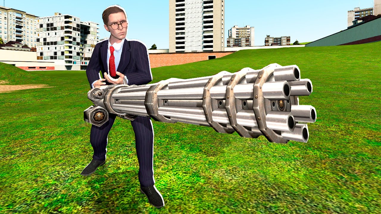 ТЕСТИРУЕМ НОВОЕ ОРУЖИЕ Serious Sam В ГАРРИС МОД SANDBOX ► Garry's Mod
