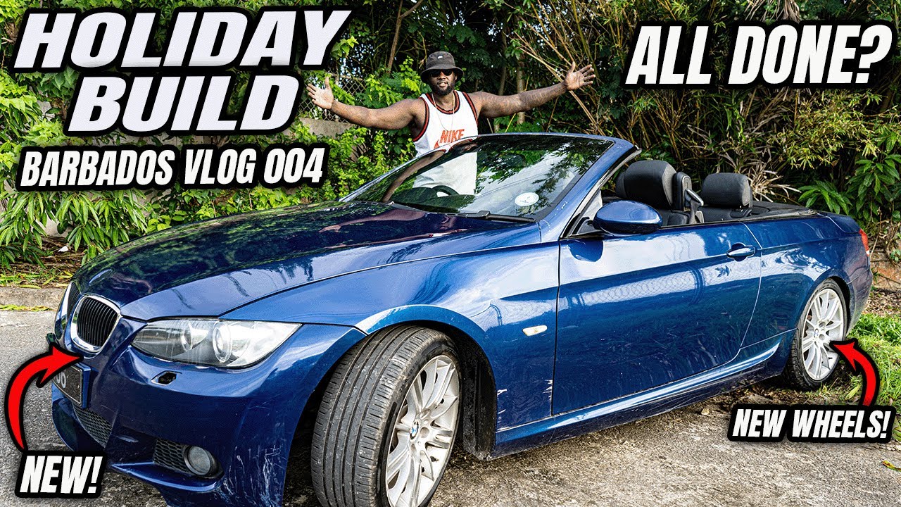 HOLIDAY BUILD | REBUILDING MY WRECKED BMW E93 HOLIDAY CAR IN BARBADOS - PART 4