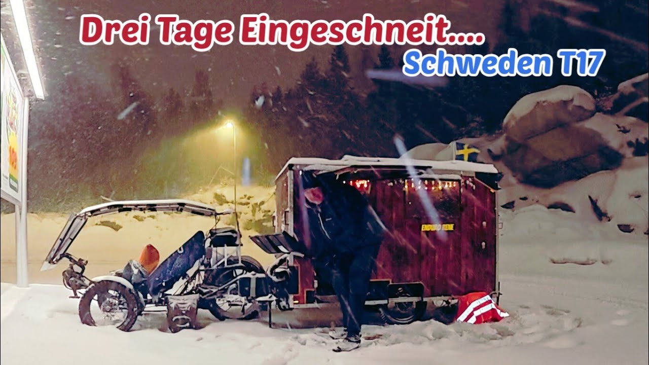 Drei Tage Eingeschneit/Örnsköldsvik/Winter Tour Schweden 