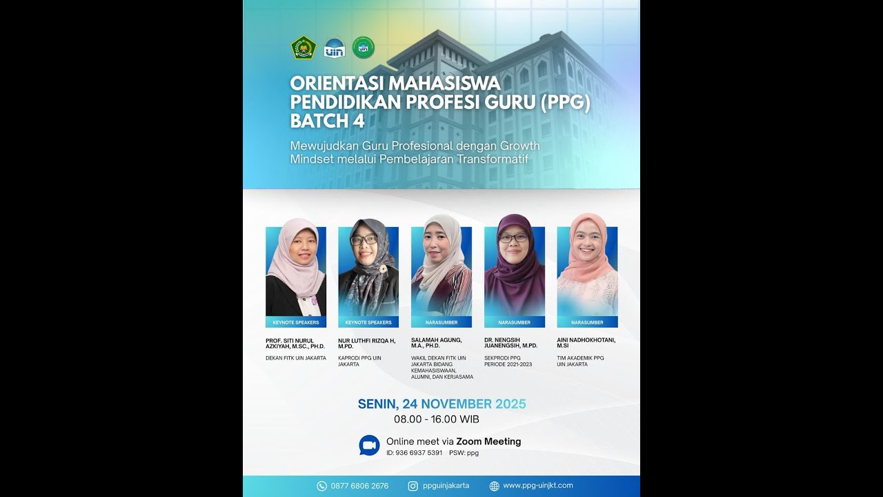 Orientasi Mahasiswa PPG Batch 4