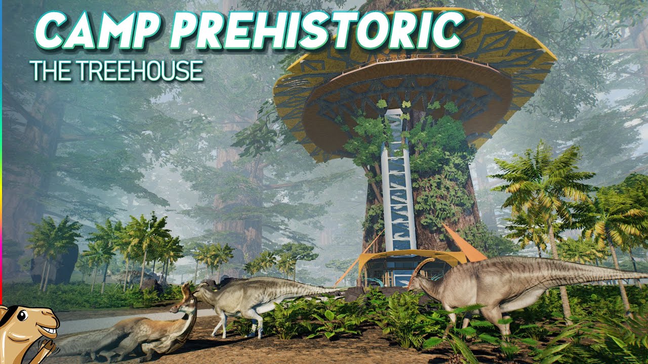 Camp Prehistoric 01 - The Treehouse - Prehistoric Kingdom Speedbuild Camp Cretaceous inspired