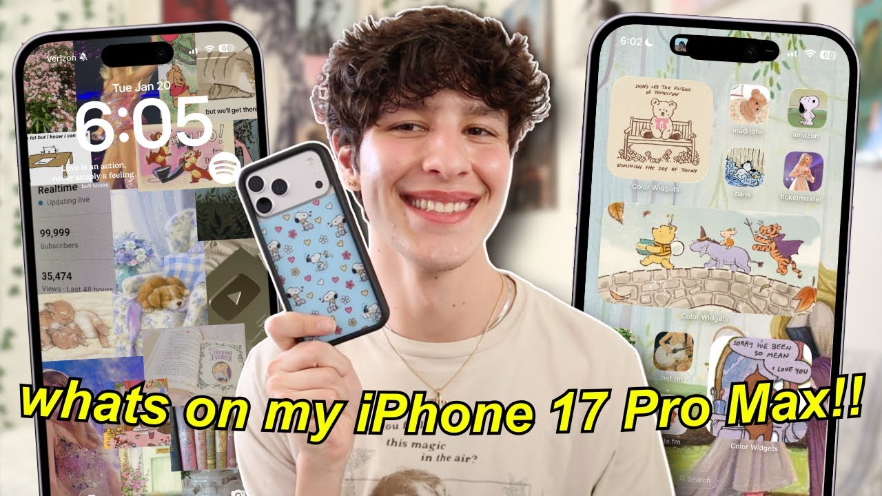 Что у меня на iPhone 17 Pro Max!! 🧸 Мои любимые приложения, эстетичный дизайн и многое другое!
