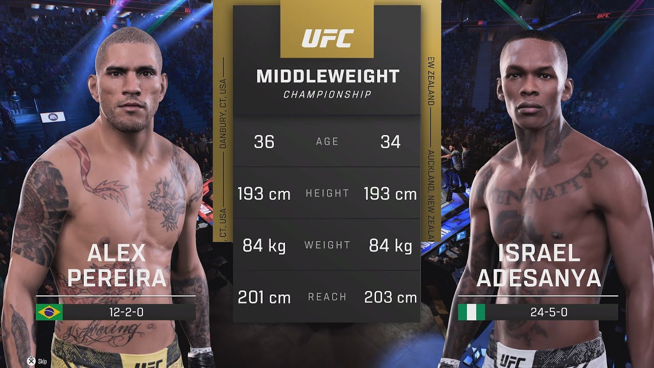 UFC 287: Alex Pereira vs Israel Adesanya 2 | FULL FIGHT (PS5) - UFC 5