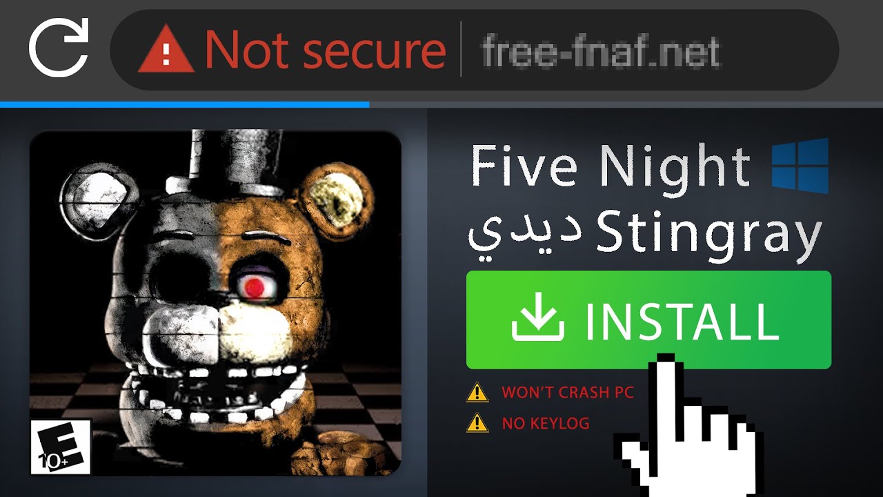 I Installed Disturbing FNAF Games
