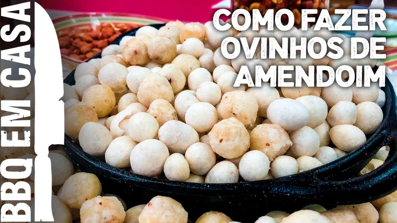 OVINHO DE AMENDOIM FEITO EM CASA
