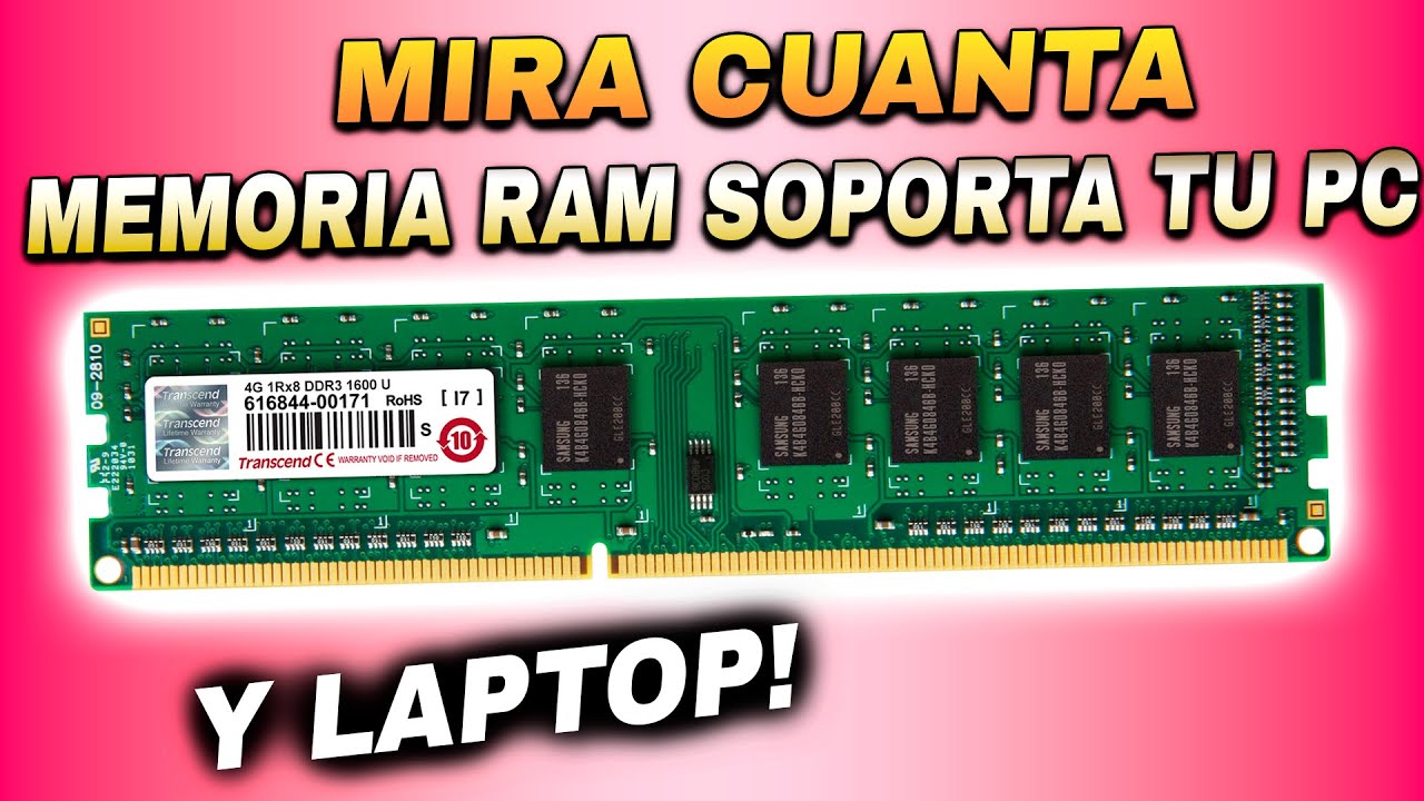 COMO saber cuanta MEMORIA RAM soporta mi laptop y mi PC sin necesidad de destaparlo| 2023-2024-2025