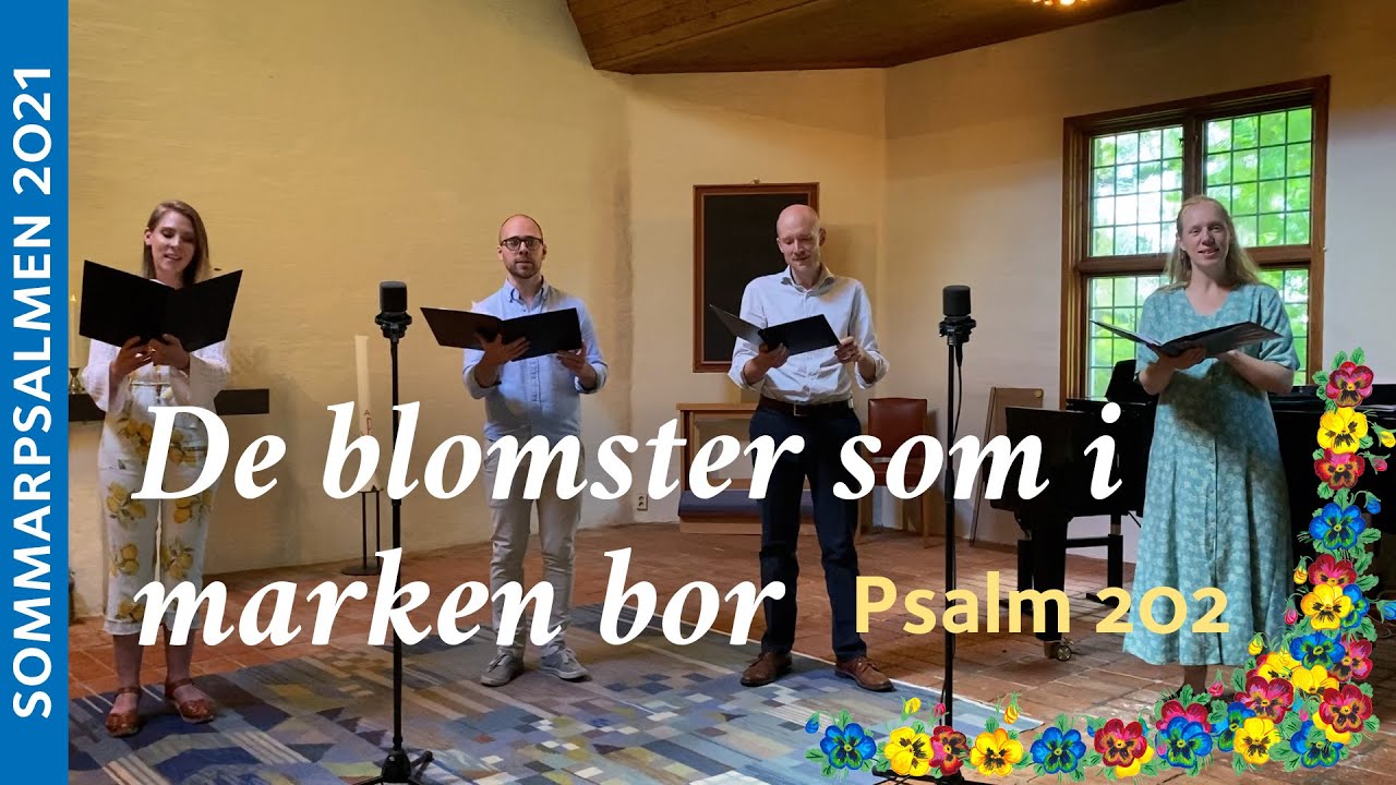 De blomster som i marken bor psalm 202 | Sommarpsalmen