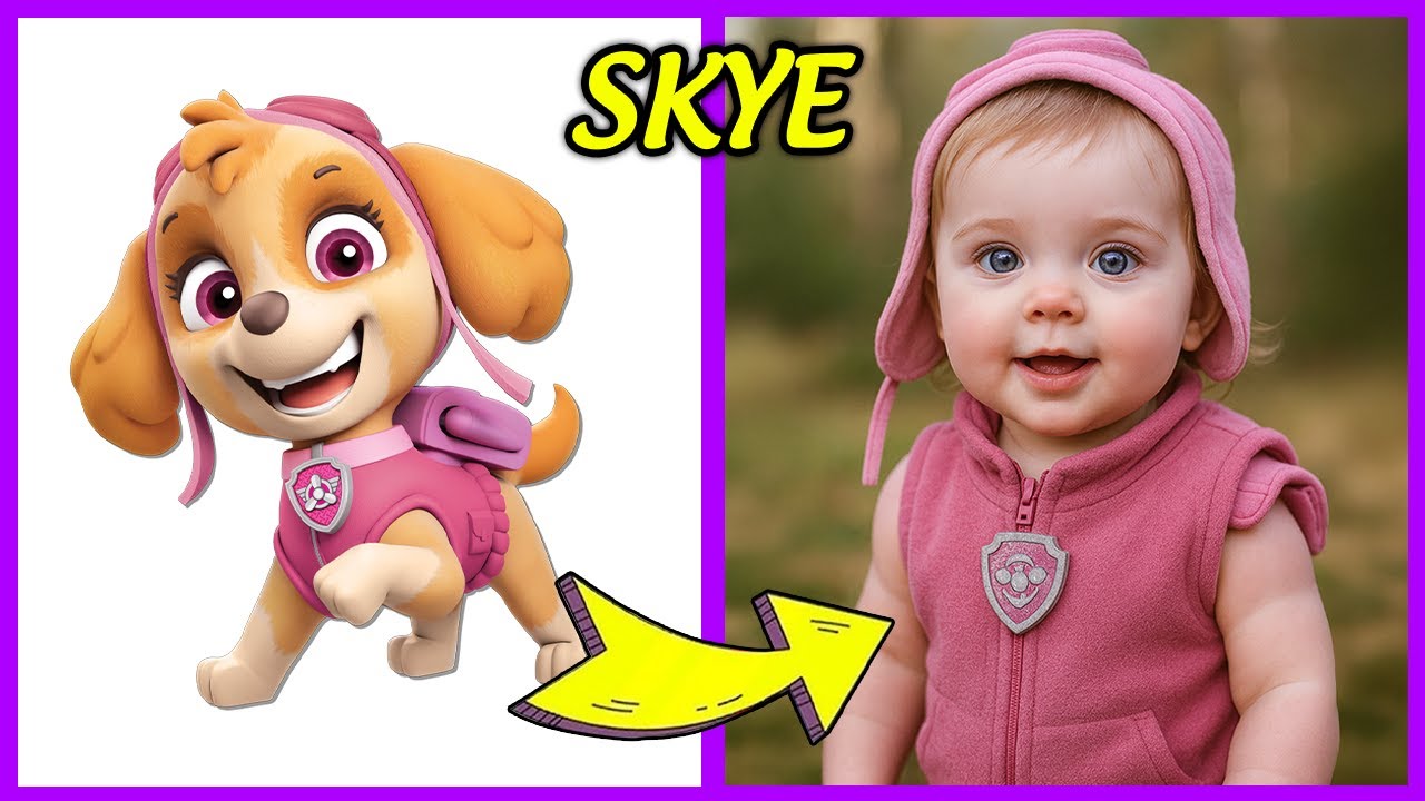 Paw Patrol Characters AS BAYBY In REAL LIFE 🐶 (2025) ~ Guess The Paw Patrol Characters by Voice 🔊