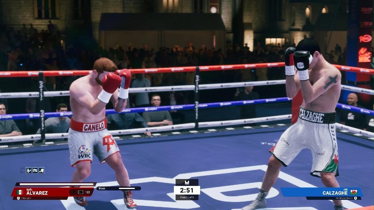 Undisputed game 1 against my homie