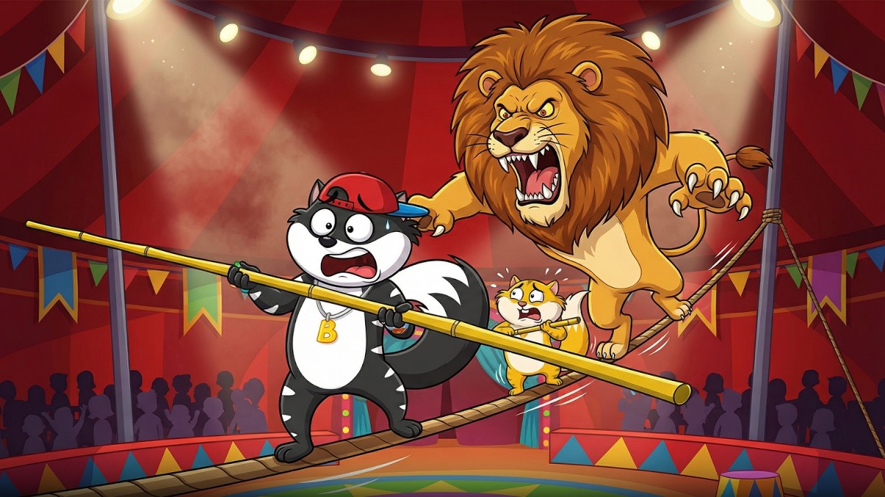 ഹണ്ണി ബണ്ണി സർകസിൽ എത്തി എല്ലായിടത്തും പൂർണ്ണ കലാപം| Honey Bunny | Cartoons kids | Malayalam video