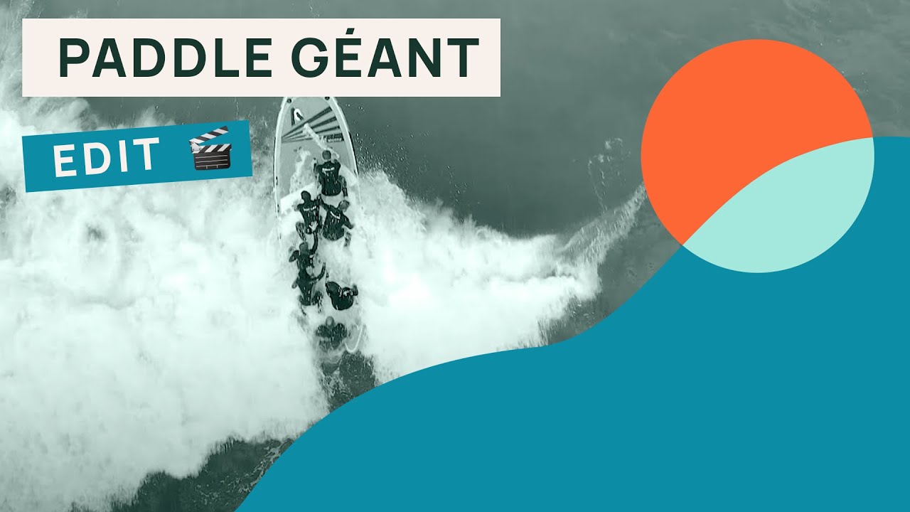 Hossegor : Drone & Paddle G&eacute;ant