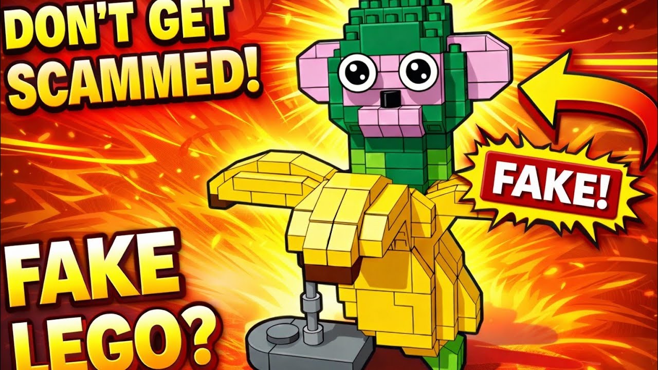 FAKE LEGO Brainrot! Building SHIMPANZINI BANANINI Set