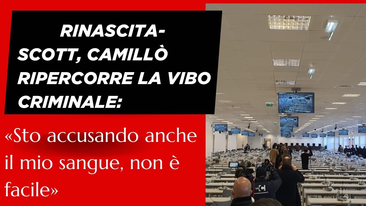 Rinascita, Camillò ripercorre la Vibo criminale: «Sto accusando anche il mio sangue, non è facile»