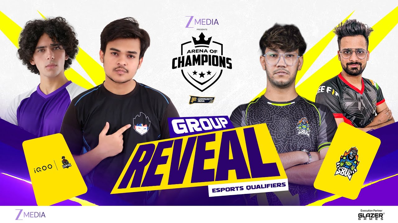 Zee Media Arena Of Champions – Group Stage Reveal LIVE ! | #freefiremax #esports #risetoshine
