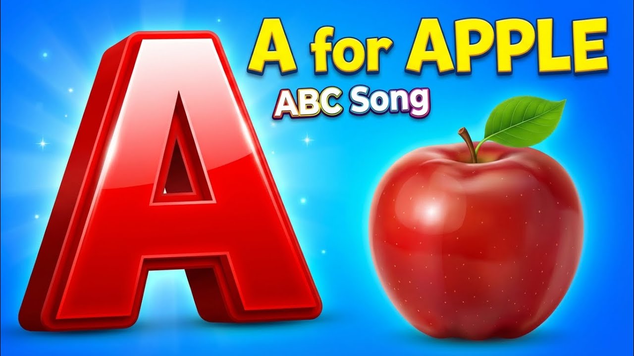 A for Apple | ABC Phonics Song for Kids | Learn Alphabets at Rainbow Rhymes Studio