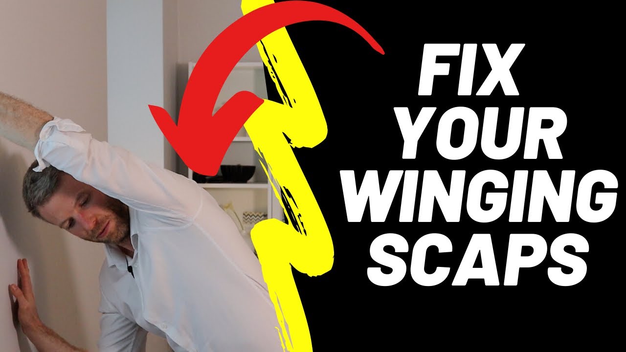 Winging Scapula Fix (Stretch + Strengthening)