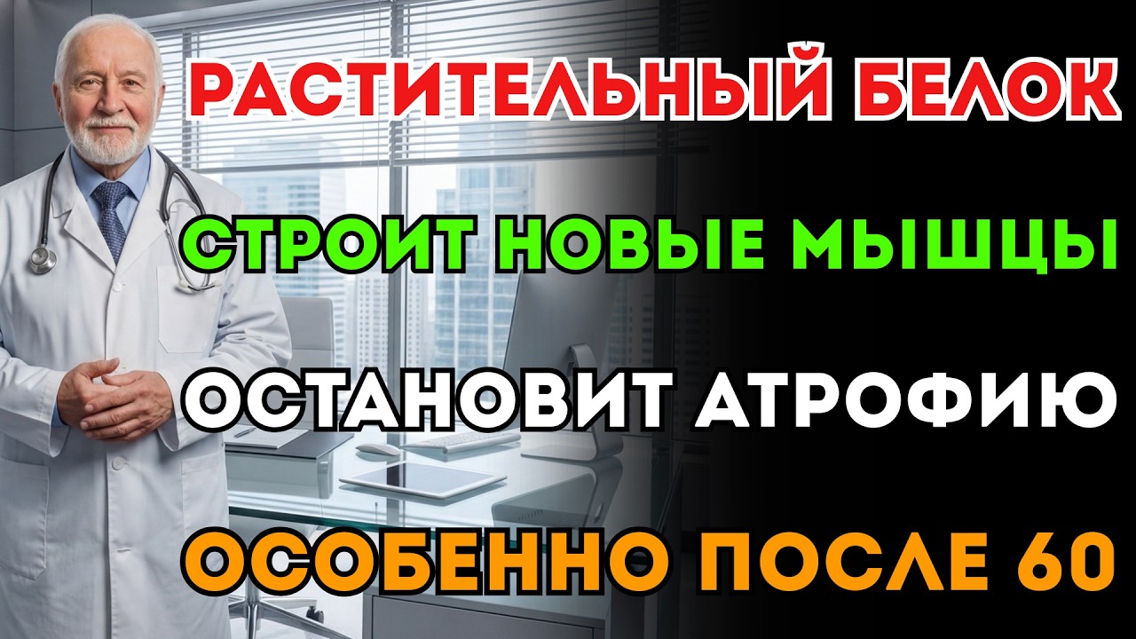 Забудьте о яйцах! Этот растительный белок вернёт мышцы и остановит их потерю после 60.