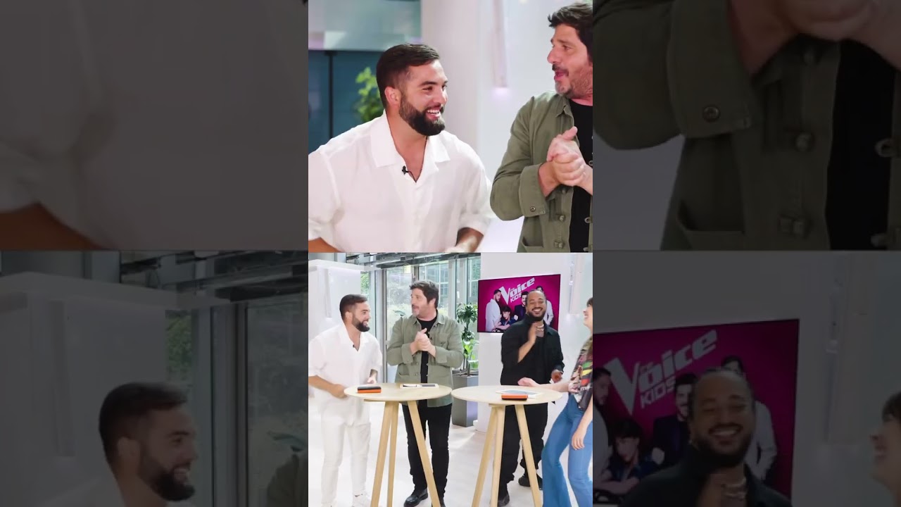 Petite quiz the voice kids entre coach Patrick Fiori kendji contre Nolwenn et Slimane