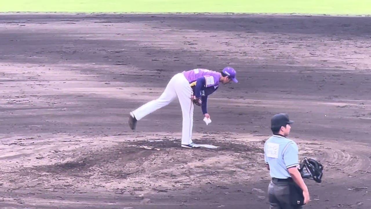 冨重英二郎投手（神奈川フューチャードリームス）投球集　2025.7.12 vs栃木ゴールデンブレーブス戦