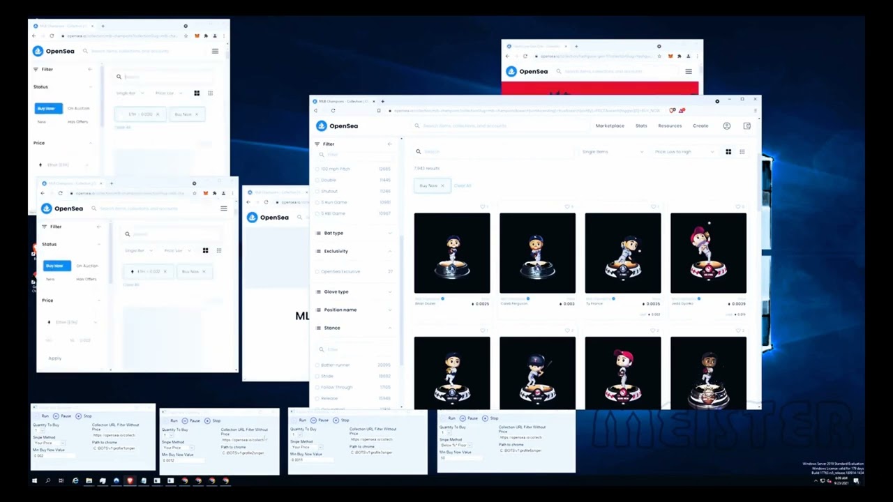 OpenSea Bot / NFT Trading Bot / Auto Buy and Sell NFT!