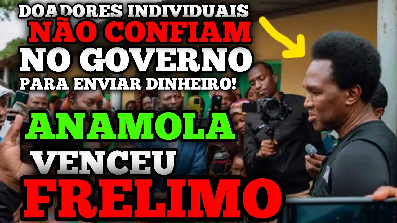 TODOS querem enviar dinheiro para VENÂNCIO E ANAMOLA para ajudar e não o governo porque não confiam