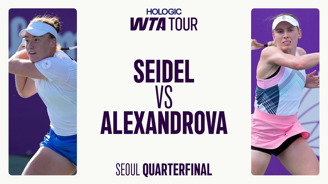 Элла Сайдель против Екатерины Александровой | Четвертьфинал турнира WTA в Сеуле 2025 | Лучшие мом...