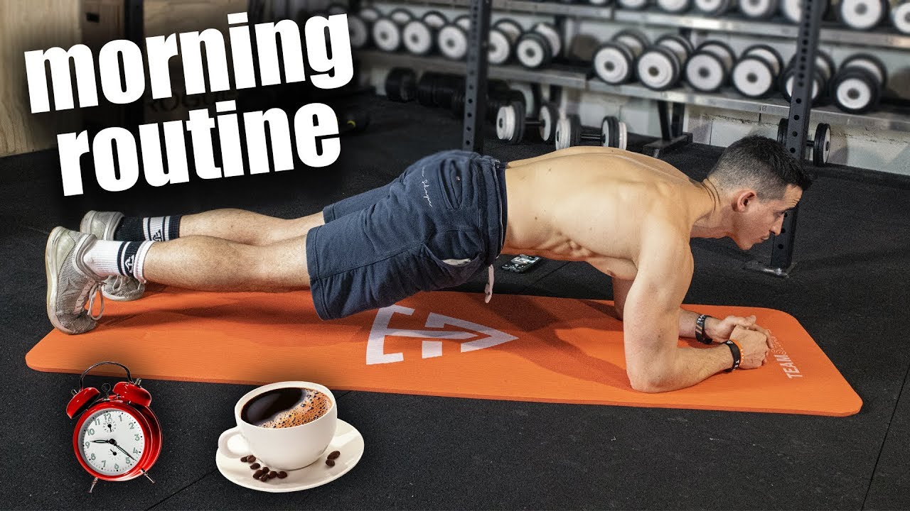MORNING ROUTINE SPORT EN 5 MINUTES !! (&agrave; la maison)