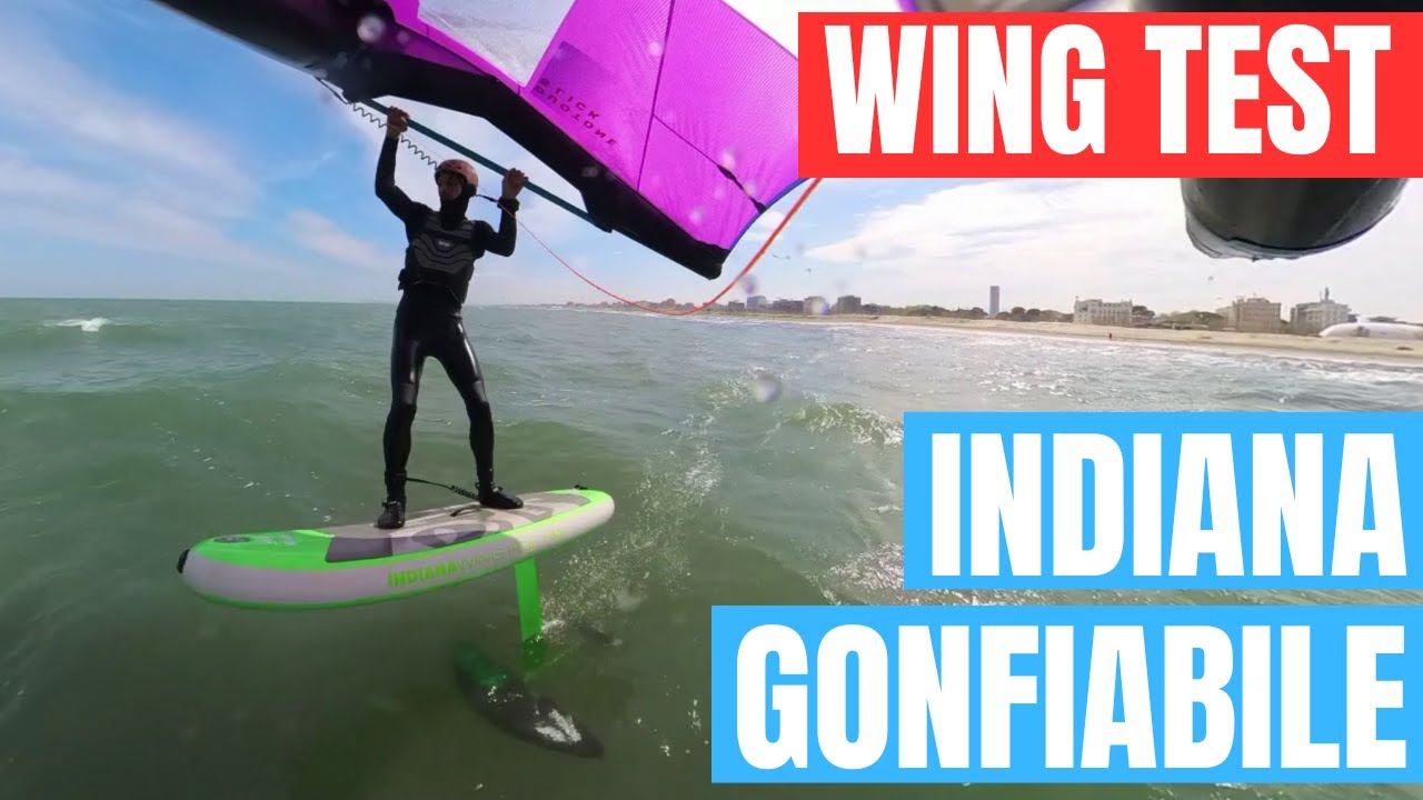 WINGFOIL Indiana gonfiabile - Tavola GONFIABILE molto rigida che PARTE PRESTO