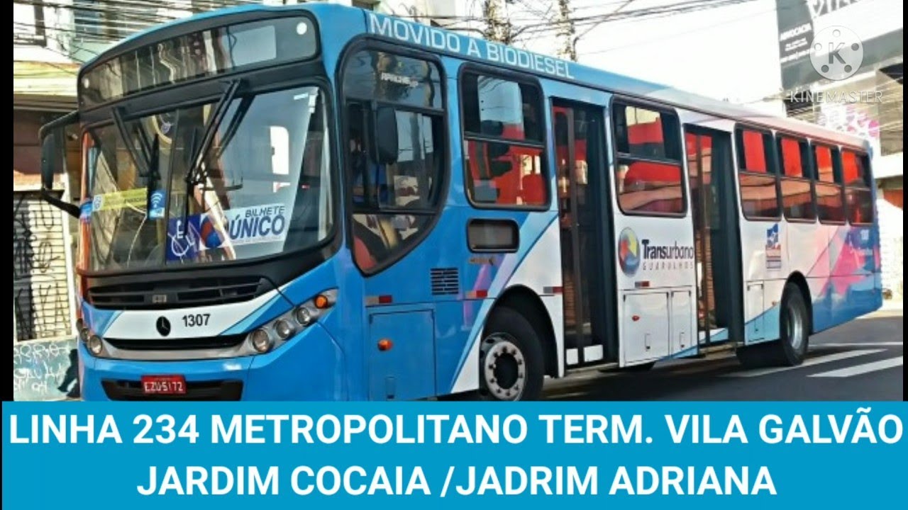 LINHA 234 TERMINAL VILA GALVÃO // JARDIM COCAÍA (VIA ALAMEDA YAYA / VIA AVENIDA TIRADENTES)