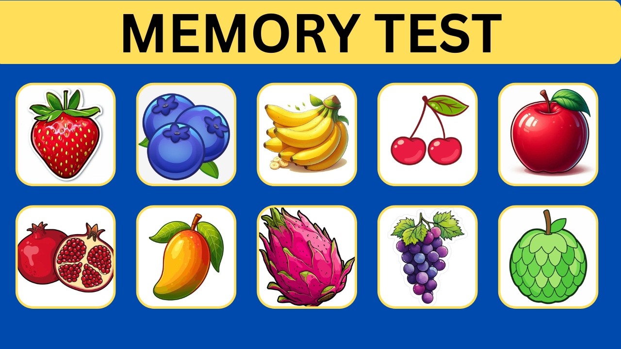 Memorize 12 Images in 10 Seconds 🧠 | Memory Game Challenge