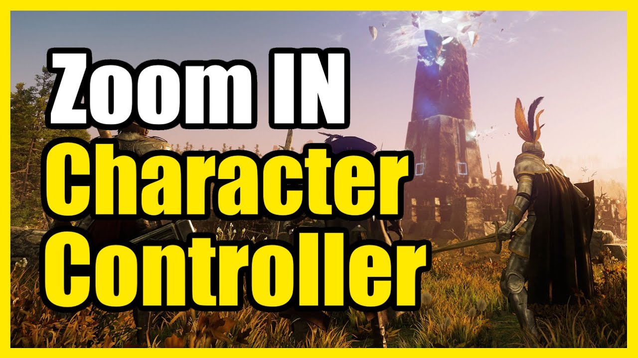 How to ZOOM IN or OUT on Character in New World Aeternum on Controller PS5 or Xbox