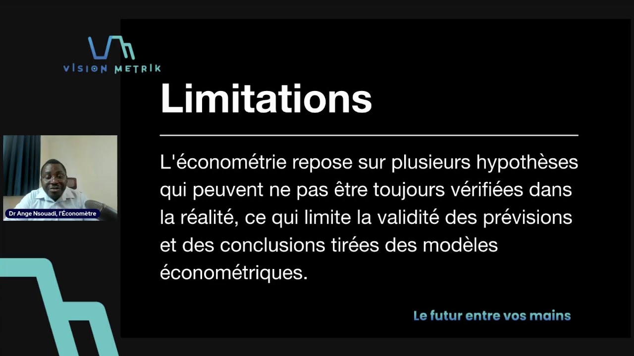 Qu'est ce que l'économétrie ? avec le Dr Ange Nsouadi