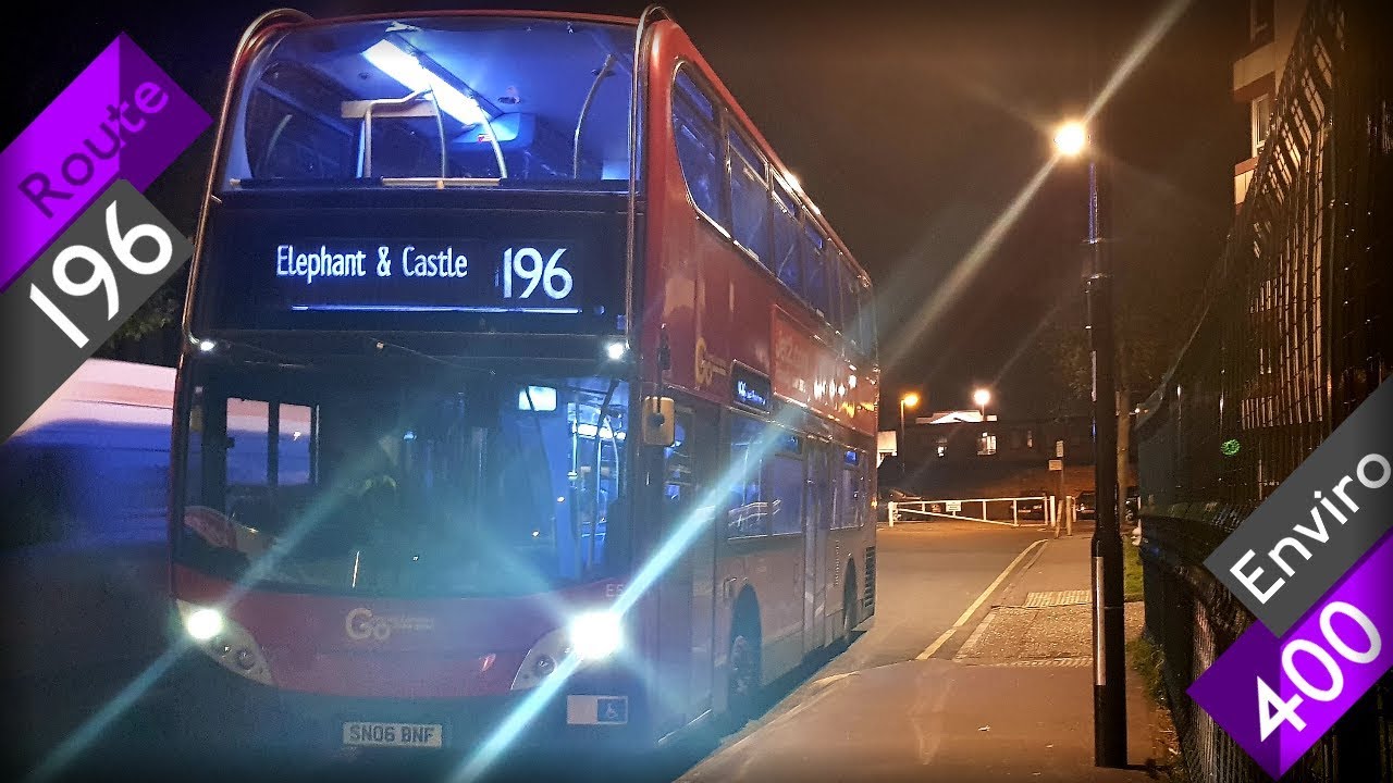 *KICKDOWN* (LAST DAY IN SERVICE) Enviro 400 on Route 196 [Go-Ahead London]