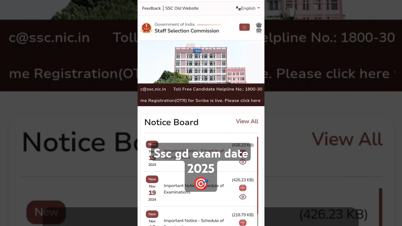 Sscgdexamdate2025 