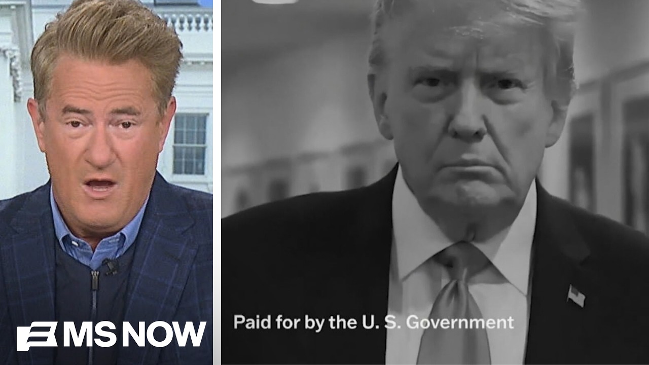 'This is COMMUNISM!': Joe SLAMS Trump for 'illegal' taxpayer-funded political ads
