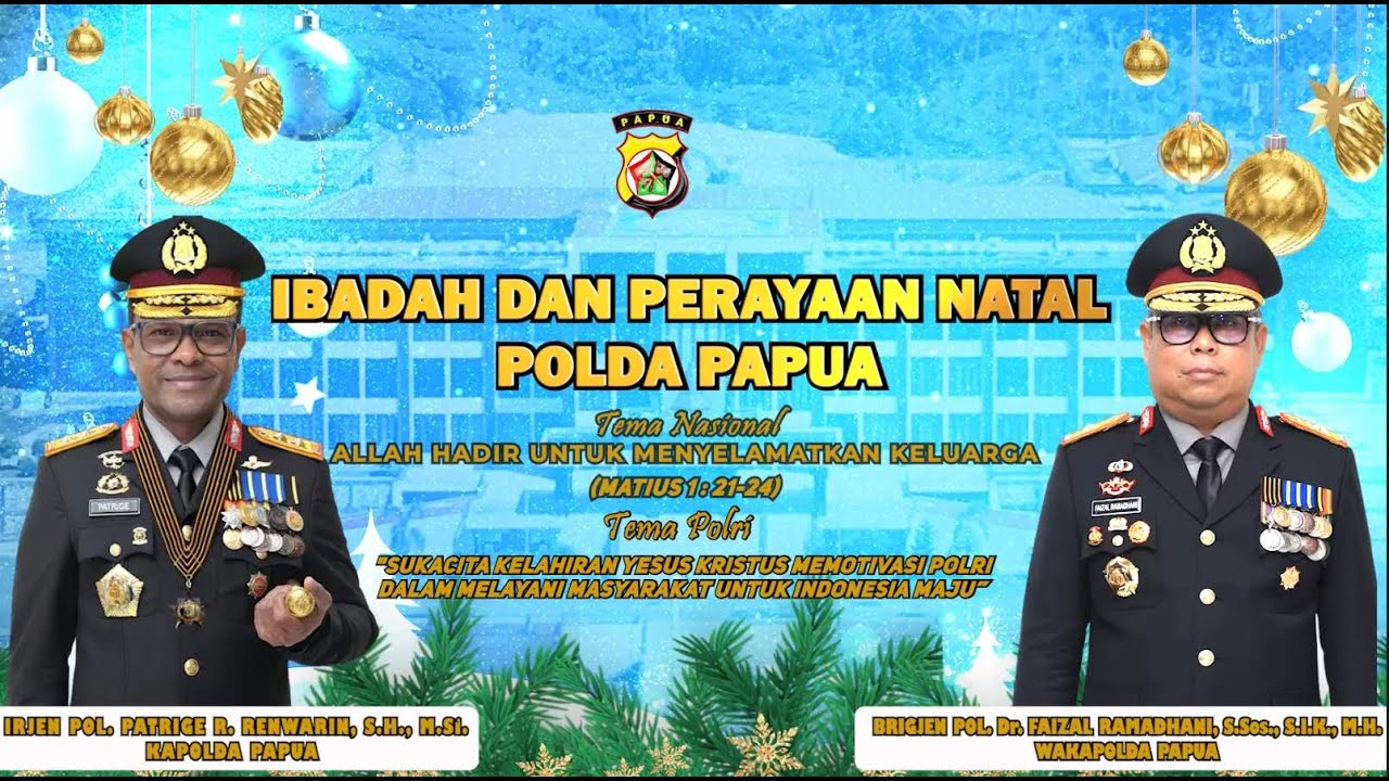 PERAYAAN NATAL POLDA PAPUA