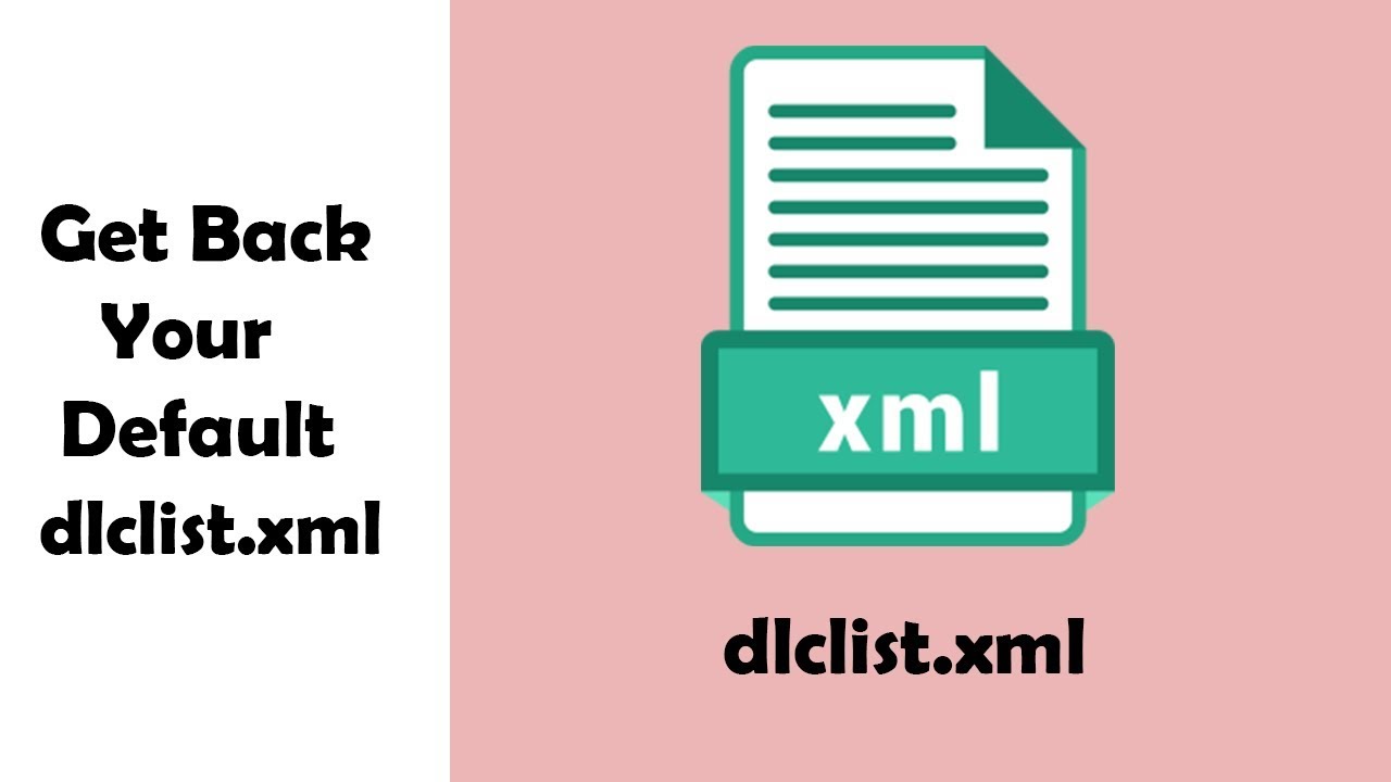 How to get back your deleted dlclist.xml for gta 5..
