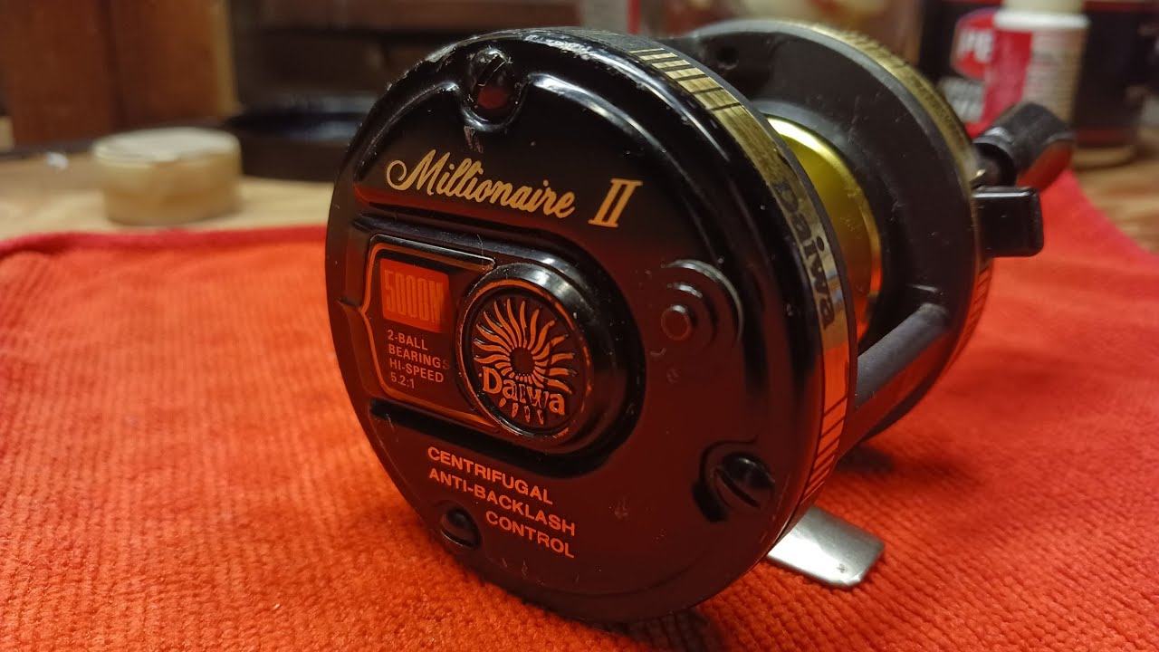 Daiwa Millionaire II 5000M Bait Casting Ball Bearing Reel Service