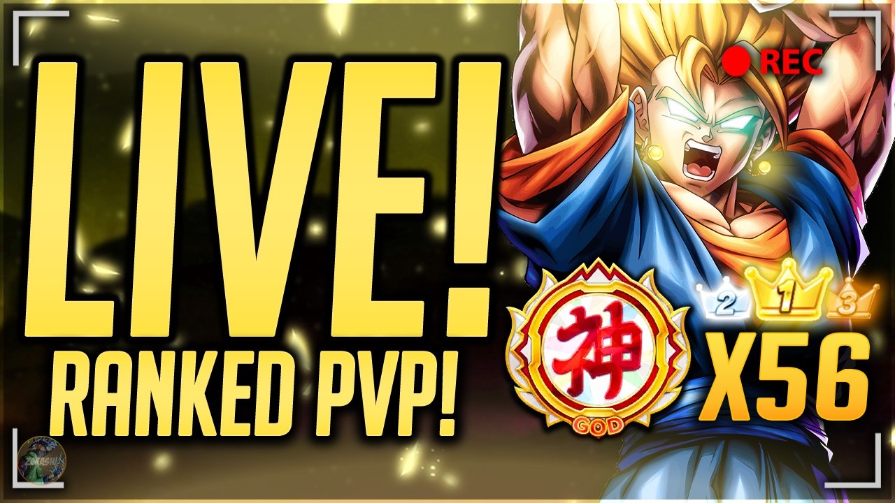 LIVE! Tier List! 8 Star LEGEND Super Vegito Ranked PvP Gameplay! (Dragon Ball Legends)