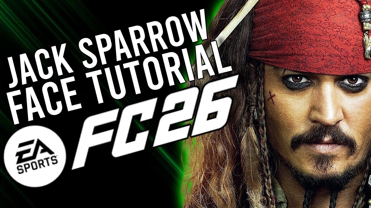 EA FC 26 | JACK SPARROW | Pro Clubs & Career Mode Face Creation