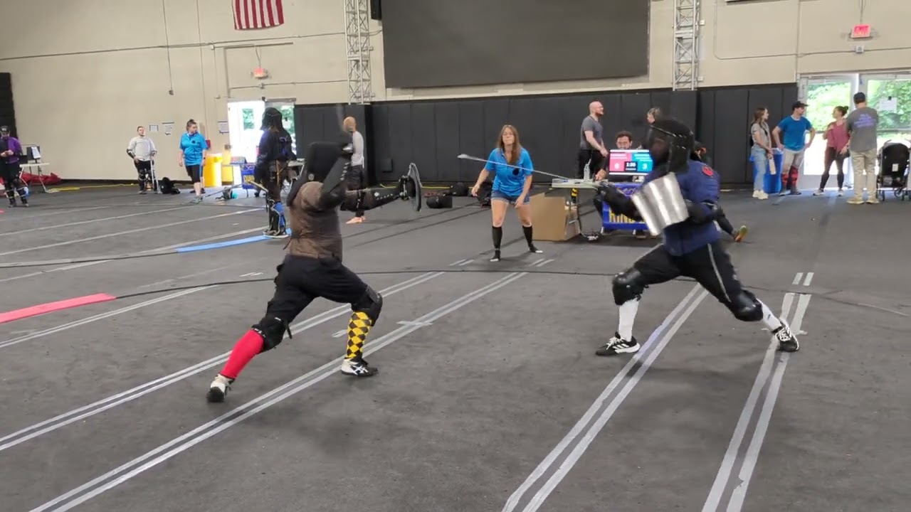 Richard Shepro vs Ross Woomer, SERFO 2024 Sword and Buckler Pools