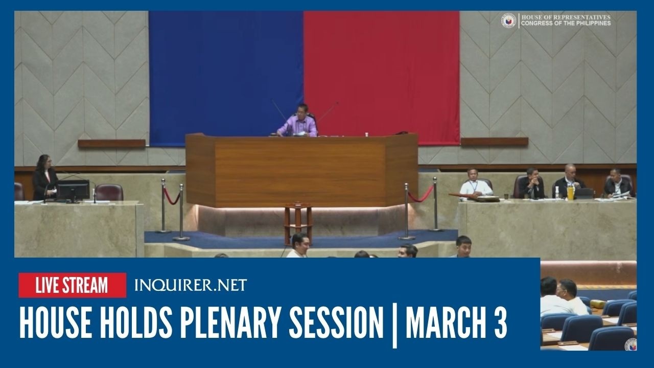LIVE: House holds plenary session | March 3
