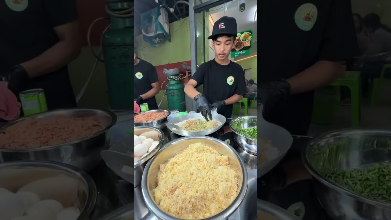 បាយក្តាំងសុខភាព​ អត់ប្រេីប្រេងប្រេីខ្លាញ់​ ពូកែកែច្នៃពិសេសទឹកខម៊ាំ​ ត្រូវជាតិគ្នាម៉េស​ 😋 | Eatame