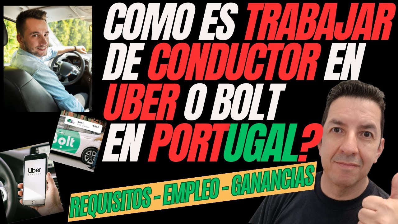 ¡PUEDES? trabajar manejando UBER de inmediato en PORTUGAL?