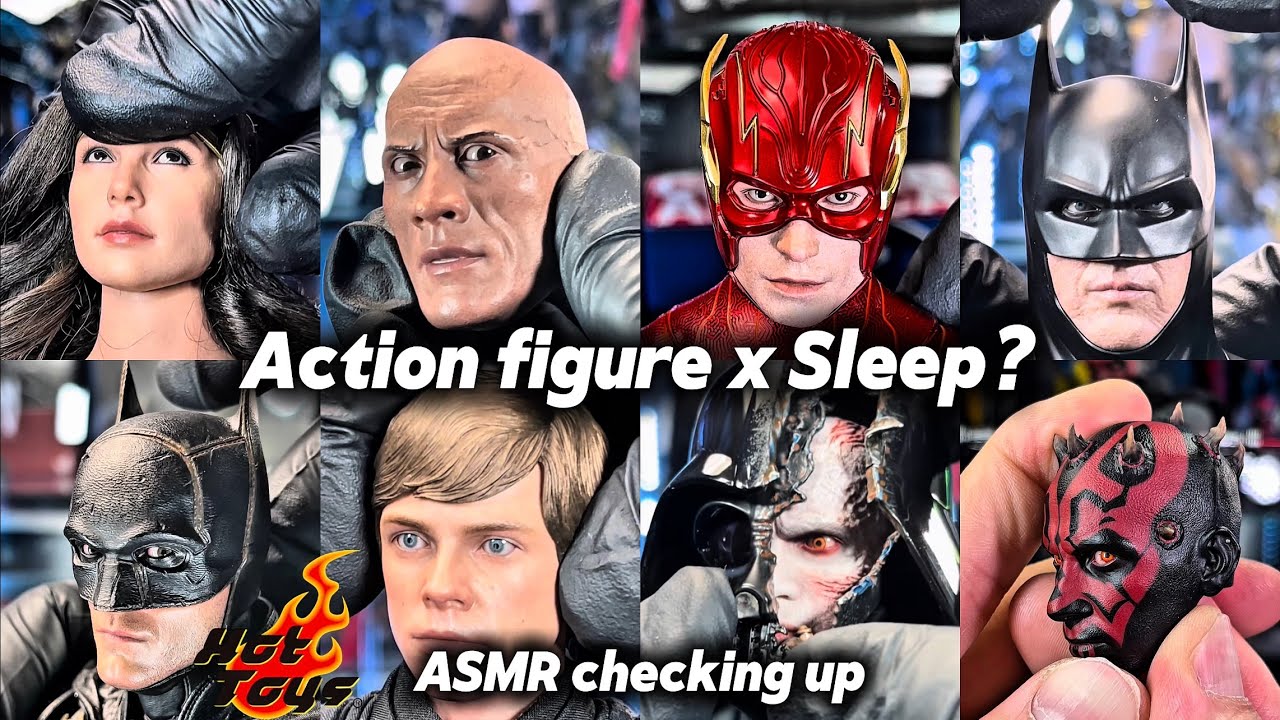 [ASMR] Action figure ASMR For Sleep Part.2 #asmr #satisfying #fallasleep