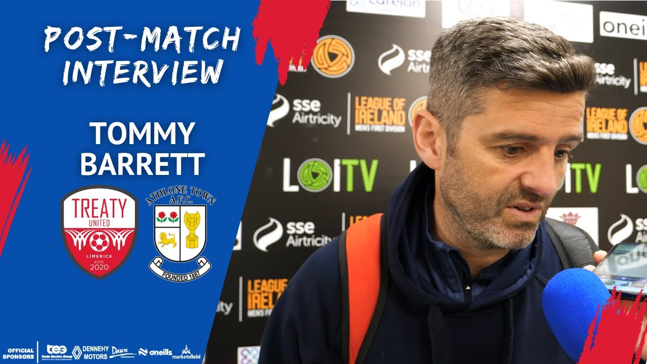 Tommy Barrett | Treaty United 0-1 Athlone Town | Post-match Interview