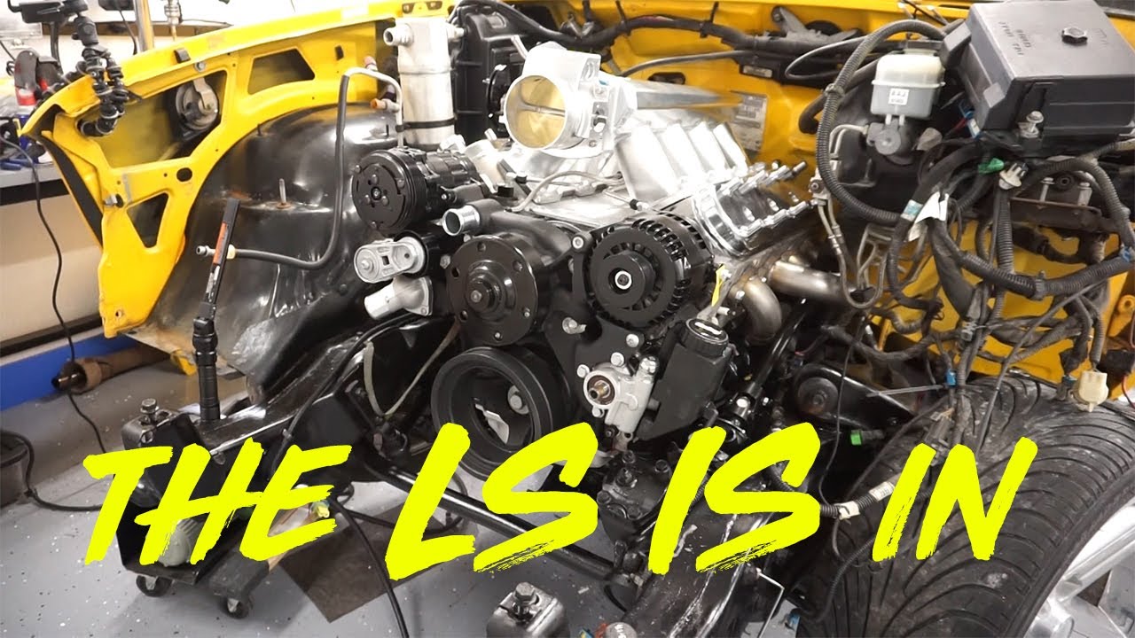 LS Swap S10 Xtreme- Holley Mid-Mount Accessories and Engine Install