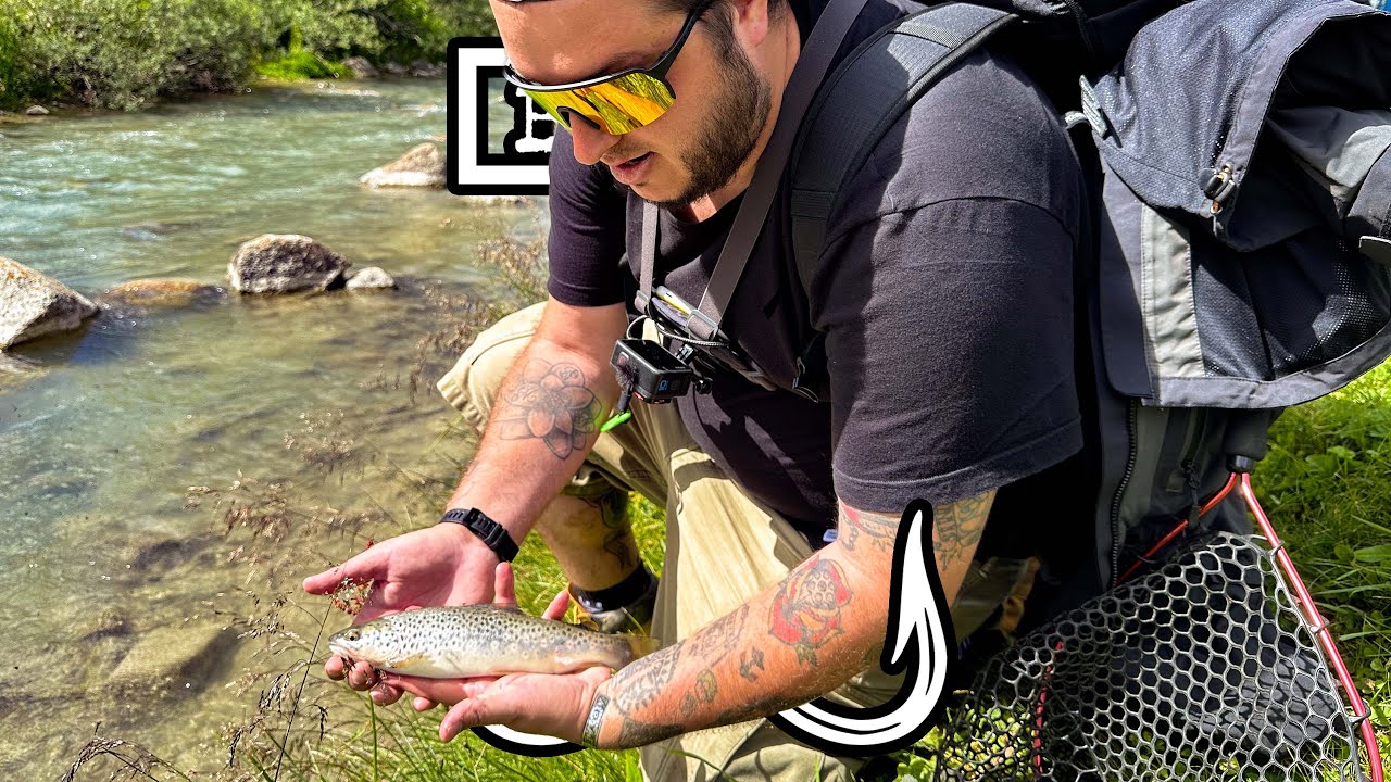 TROTA NATIVA in VALTELLINA 🏞️ pesca  alla TROTA con TUTTOSPINNING🎣
