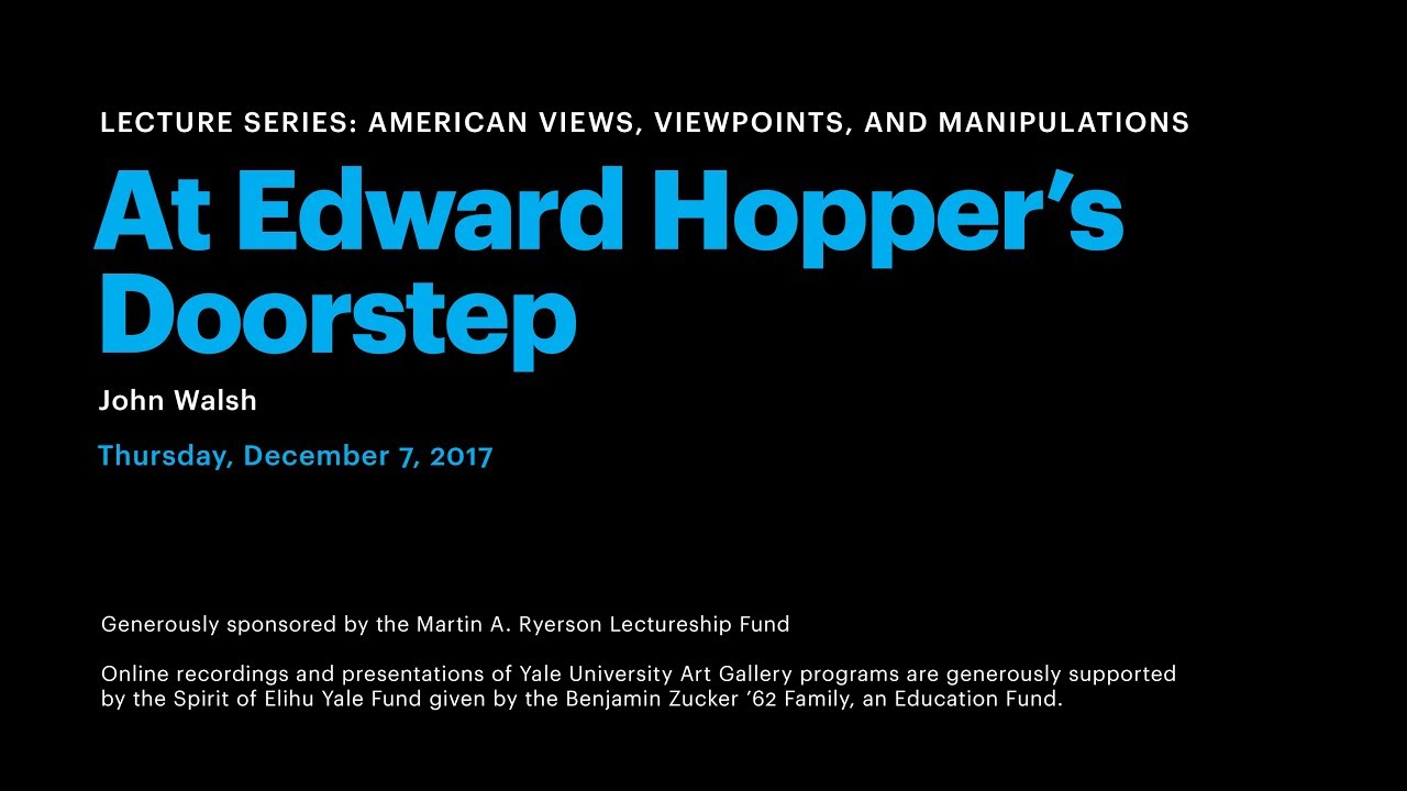 At Edward Hopper’s Doorstep