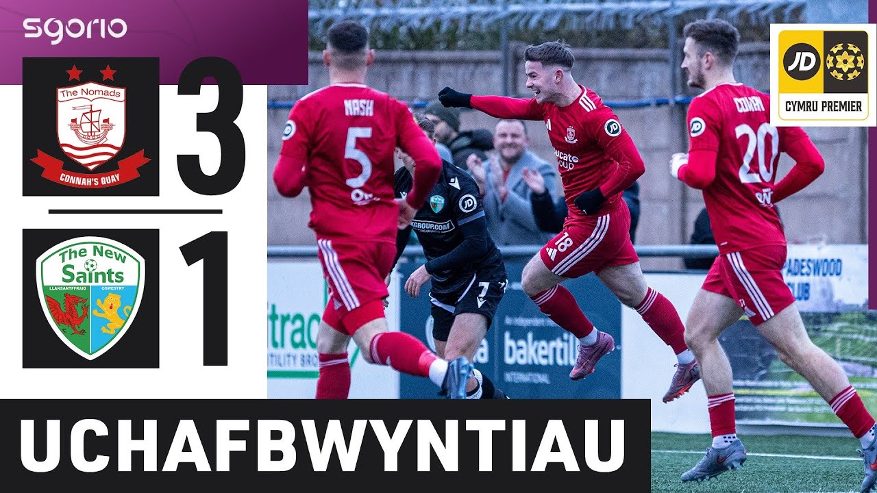 Uchafbwyntiau | Highlights: Cei Connah 3-1 Y Seintiau Newydd | Cymru Premier JD